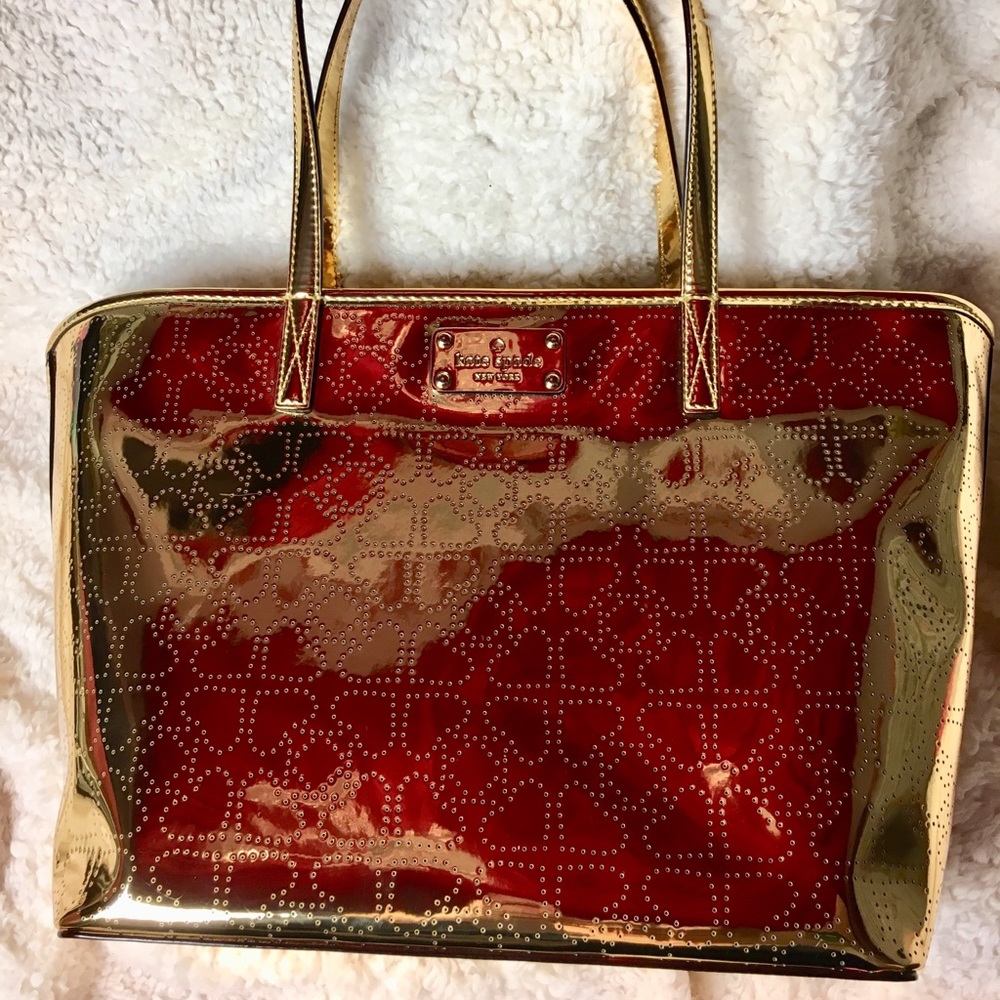 ☀️Kate Spade Small Harmony Bag metro spade Gold